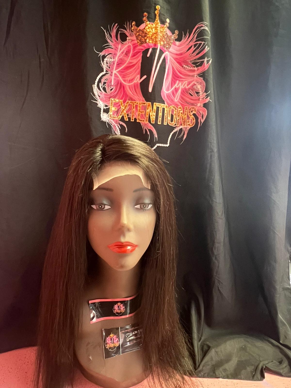 4x4 Transparent Lace Wig Straight